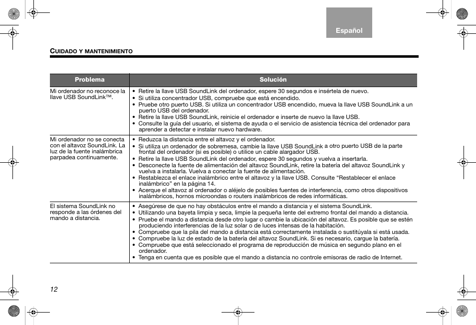 Bose SoundLink AM319182 User Manual | Page 34 / 56