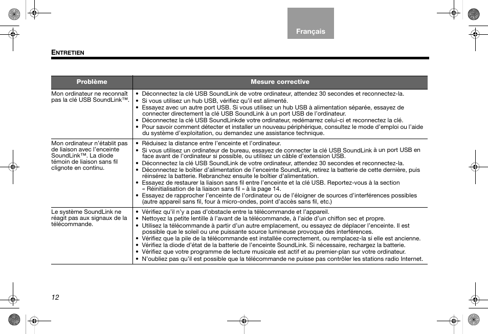 Bose SoundLink AM319182 User Manual | Page 52 / 56
