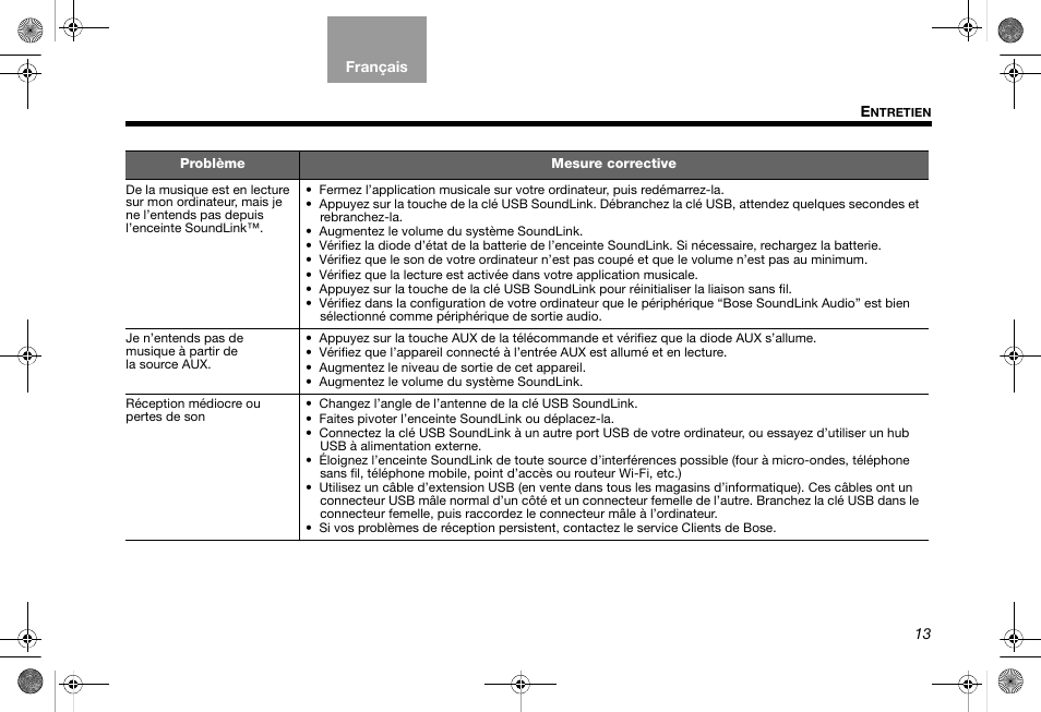 Bose SoundLink AM319182 User Manual | Page 53 / 56