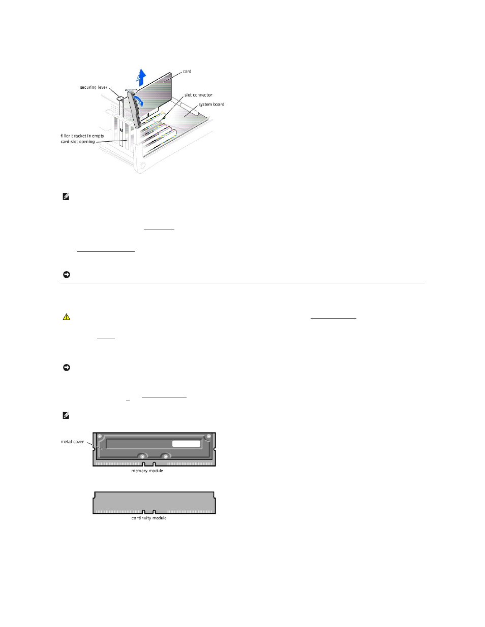 Adding memory, Rdram overview | Dell Dimension 8200 User Manual | Page 13 / 57