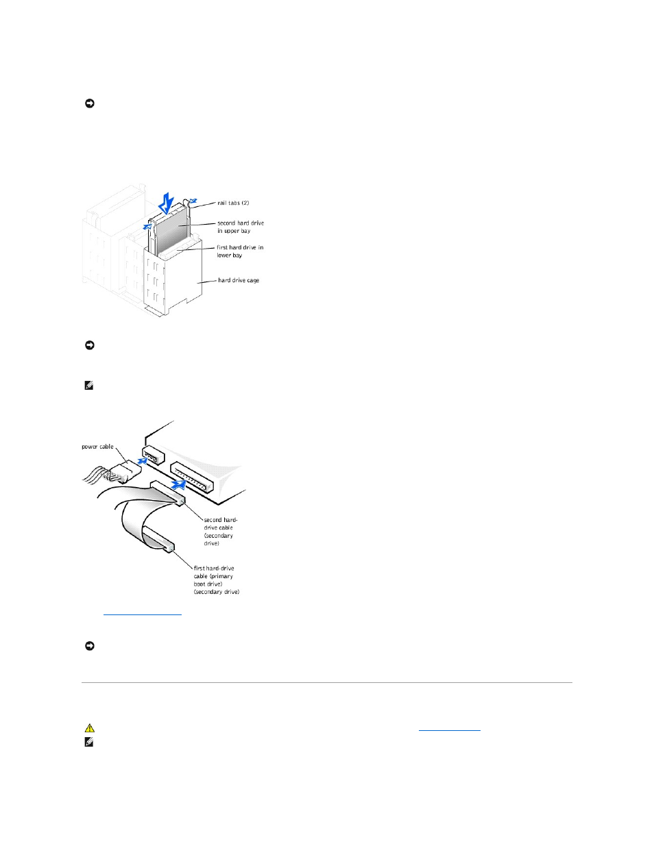 Adding other drives | Dell Dimension 8200 User Manual | Page 17 / 57