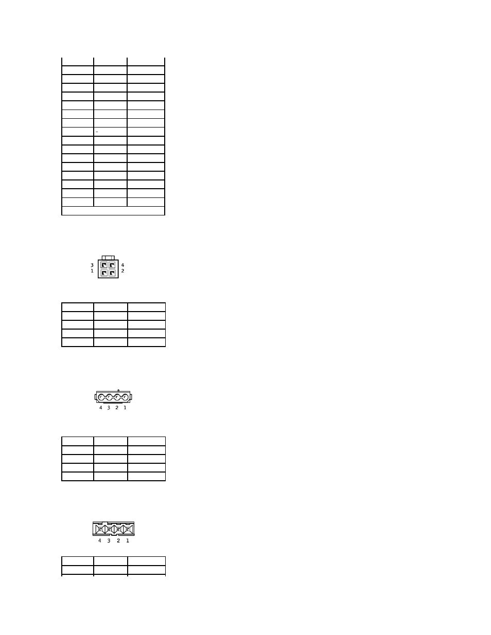 Dc power connector p2, Dc power connector p7 | Dell Dimension 8200 User Manual | Page 52 / 57