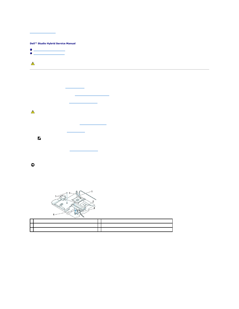 Replacing the system board, Removing the system board | Dell Studio Hybrid D140G (Mid 2008) User Manual | Page 38 / 42