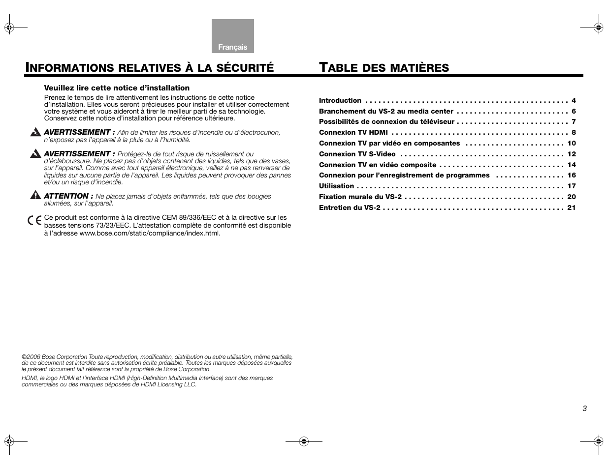 Bose Lifestyle AM301726 User Manual | Page 91 / 267