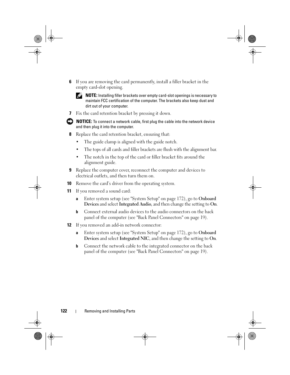 Dell Inspiron 531s (Mid 2007) User Manual | Page 122 / 212