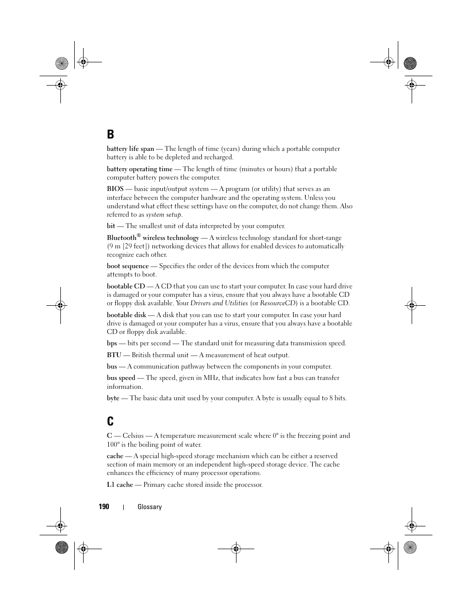 Dell Inspiron 531s (Mid 2007) User Manual | Page 190 / 212