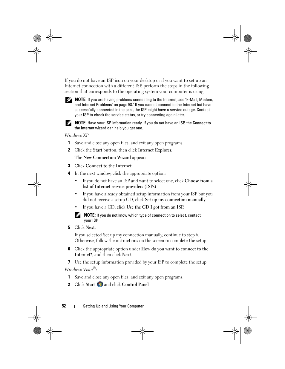 Dell Inspiron 531s (Mid 2007) User Manual | Page 52 / 212