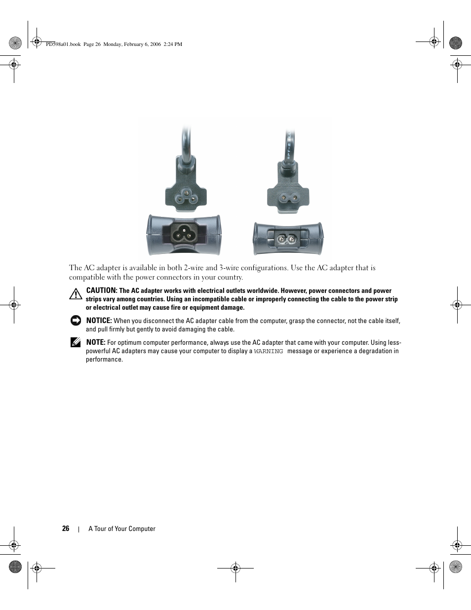 Dell Inspiron E1705 User Manual | Page 26 / 188
