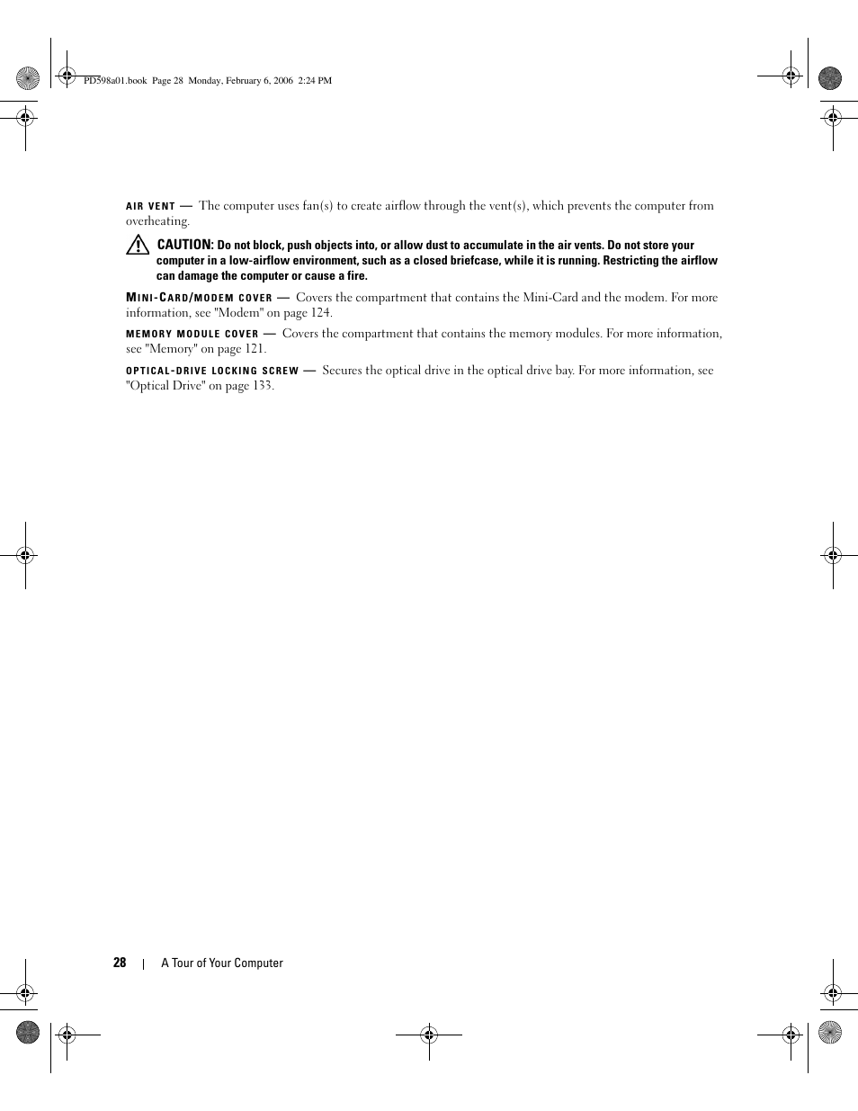 Dell Inspiron E1705 User Manual | Page 28 / 188