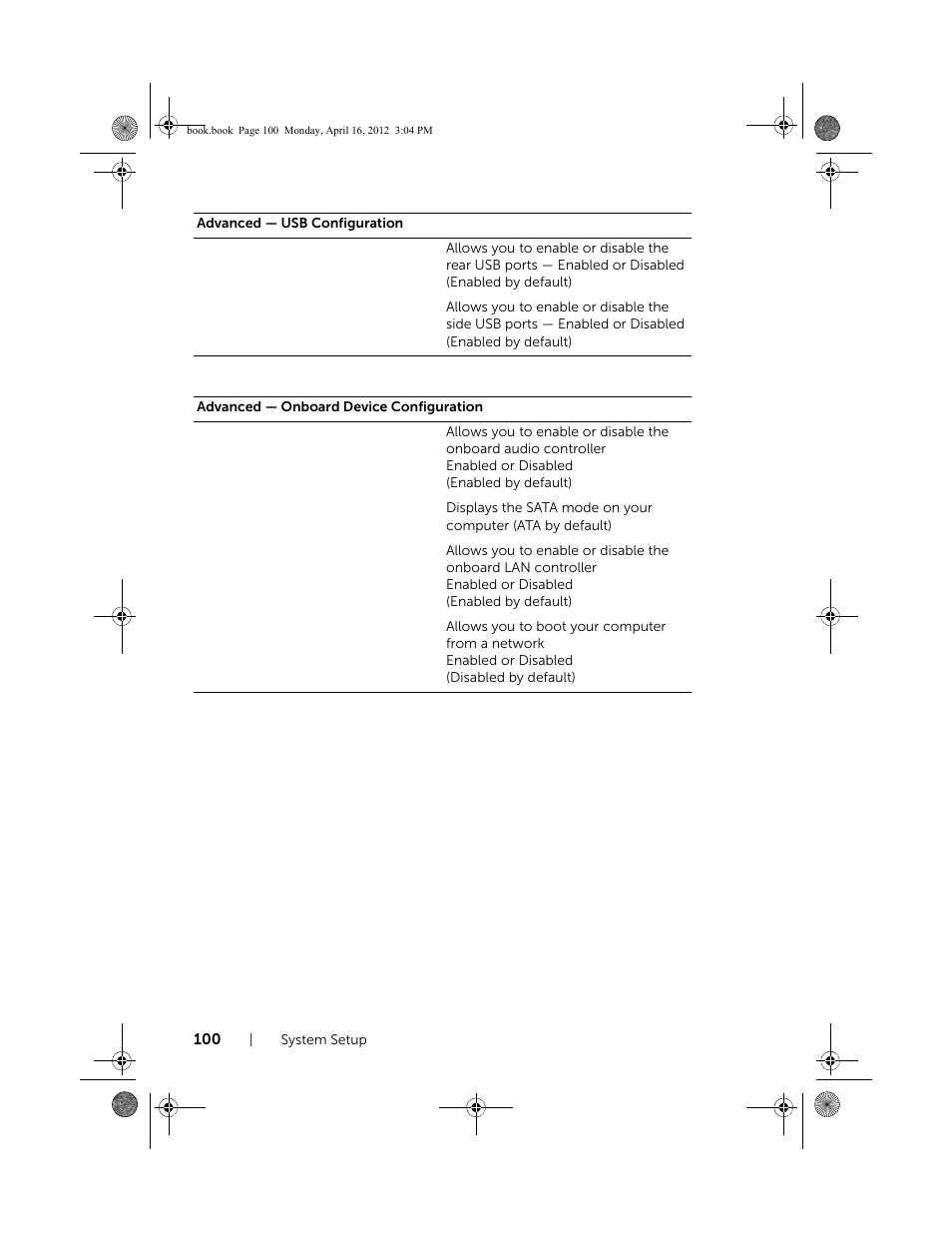 Dell Inspiron One 2020 (Early 2012) User Manual | Page 100 / 110