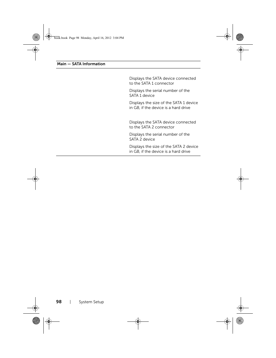 Dell Inspiron One 2020 (Early 2012) User Manual | Page 98 / 110