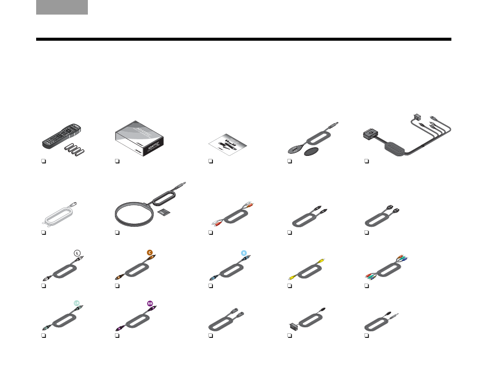 Cables and accessories | Bose Lifestyle V-Class User Manual | Page 13 / 70