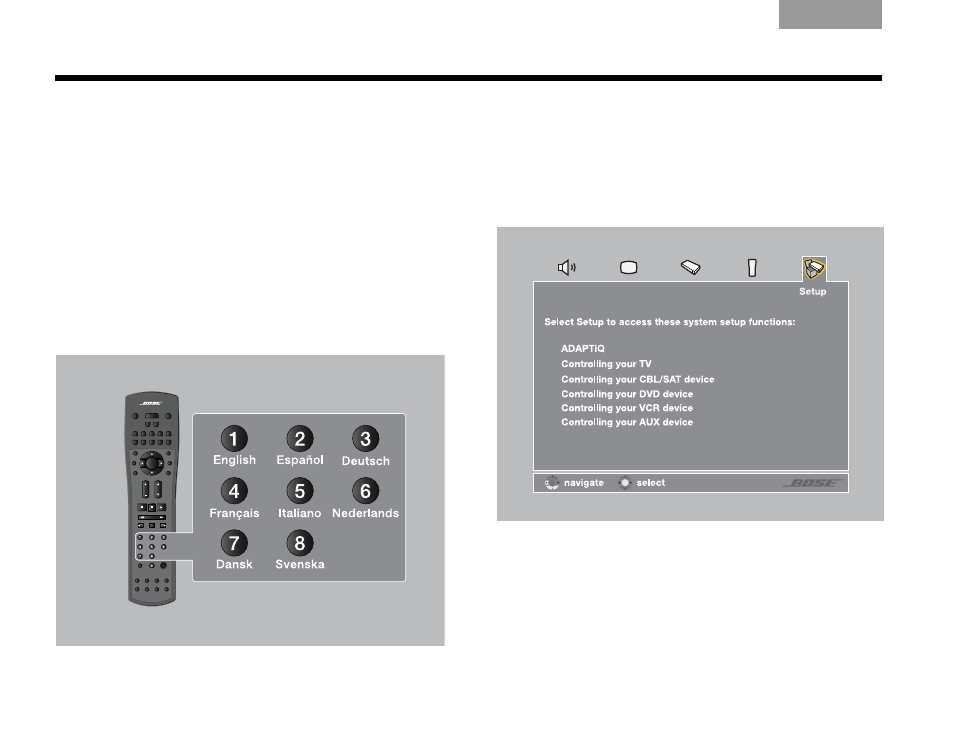 First power-up | Bose Lifestyle V-Class User Manual | Page 8 / 70