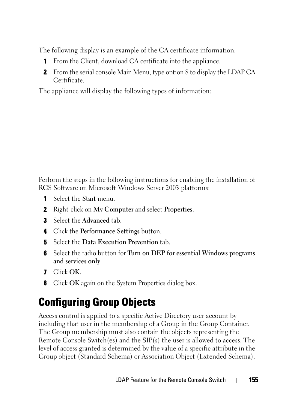 Configuring group objects | Dell KVM 4161DS User Manual | Page 171 / 244