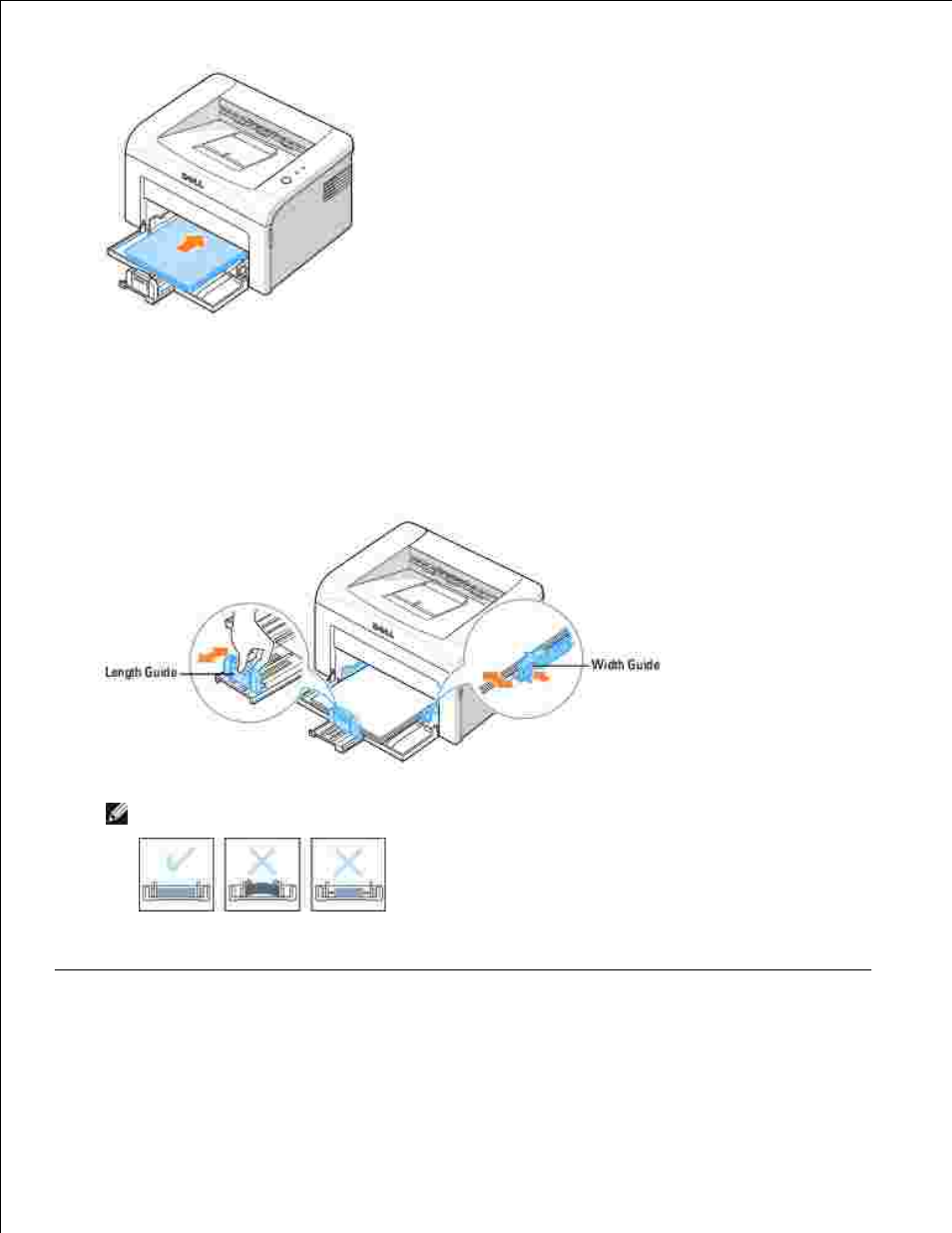 Connecting a printer cable | Dell 1100 Laser Mono Printer User Manual | Page 13 / 93