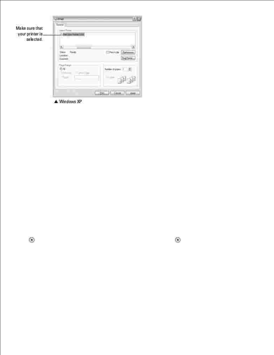 Canceling a print job | Dell 1100 Laser Mono Printer User Manual | Page 31 / 93