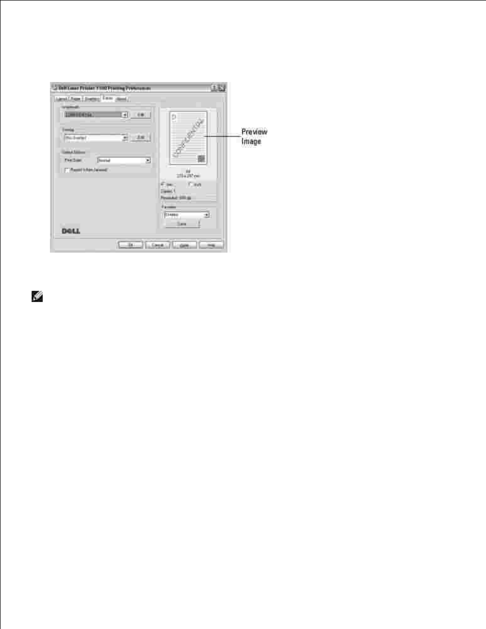 Creating a watermark | Dell 1100 Laser Mono Printer User Manual | Page 48 / 93