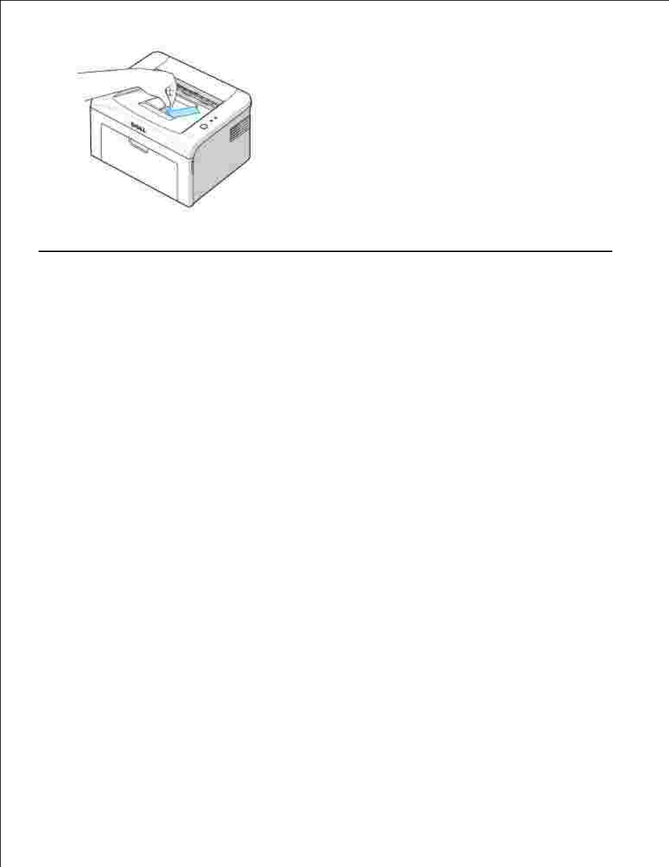 Front view, About your printer | Dell 1100 Laser Mono Printer User Manual | Page 6 / 93