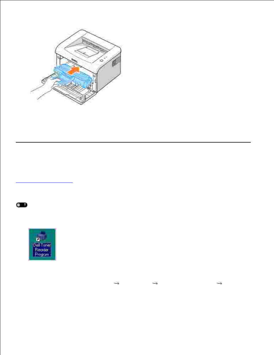 Ordering supplies | Dell 1100 Laser Mono Printer User Manual | Page 63 / 93