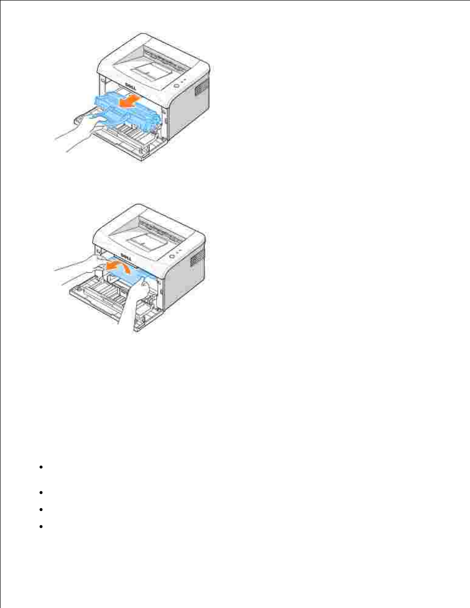 Tips for avoiding paper jams | Dell 1100 Laser Mono Printer User Manual | Page 69 / 93