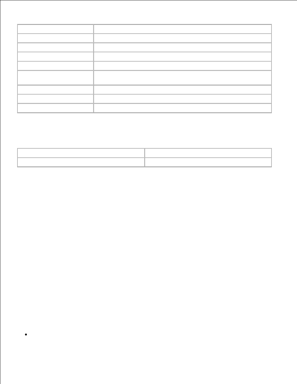 Paper output capacity, Printer and paper storage environment | Dell 1100 Laser Mono Printer User Manual | Page 84 / 93