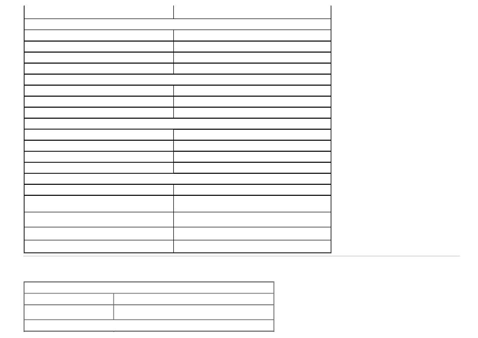 Environmental characteristics | Dell P2012H Monitor User Manual | Page 12 / 41