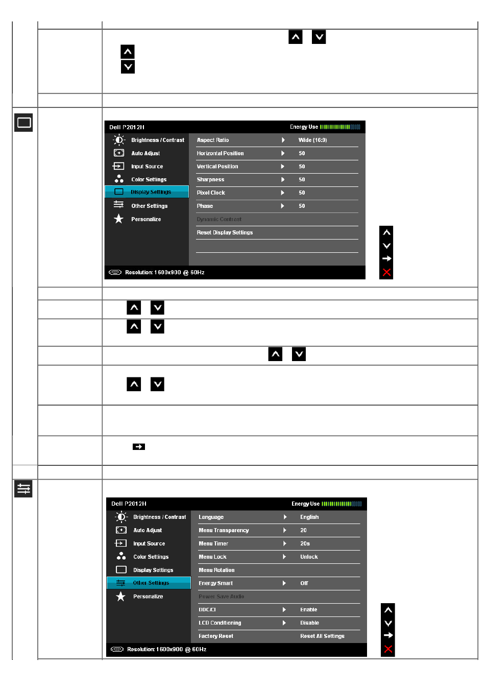 Dell P2012H Monitor User Manual | Page 27 / 41