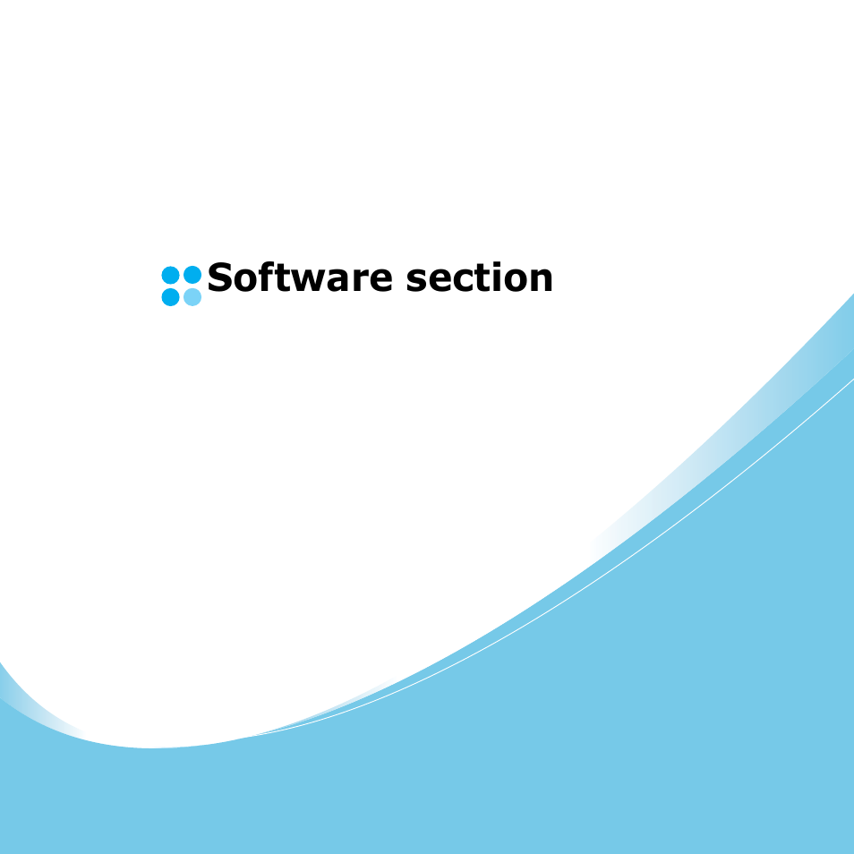 Software section | Dell 1230c Color Laser Printer User Manual | Page 47 / 74