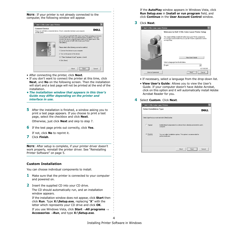 Dell 1230c Color Laser Printer User Manual | Page 51 / 74