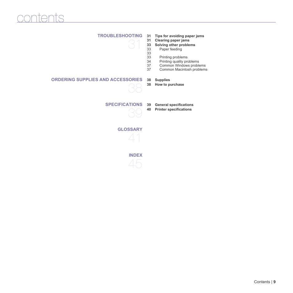Dell 1230c Color Laser Printer User Manual | Page 9 / 74