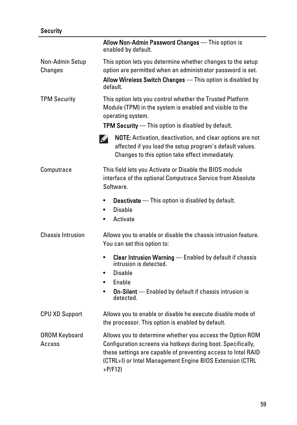 Dell OptiPlex 790 (Early 2011) User Manual | Page 59 / 94