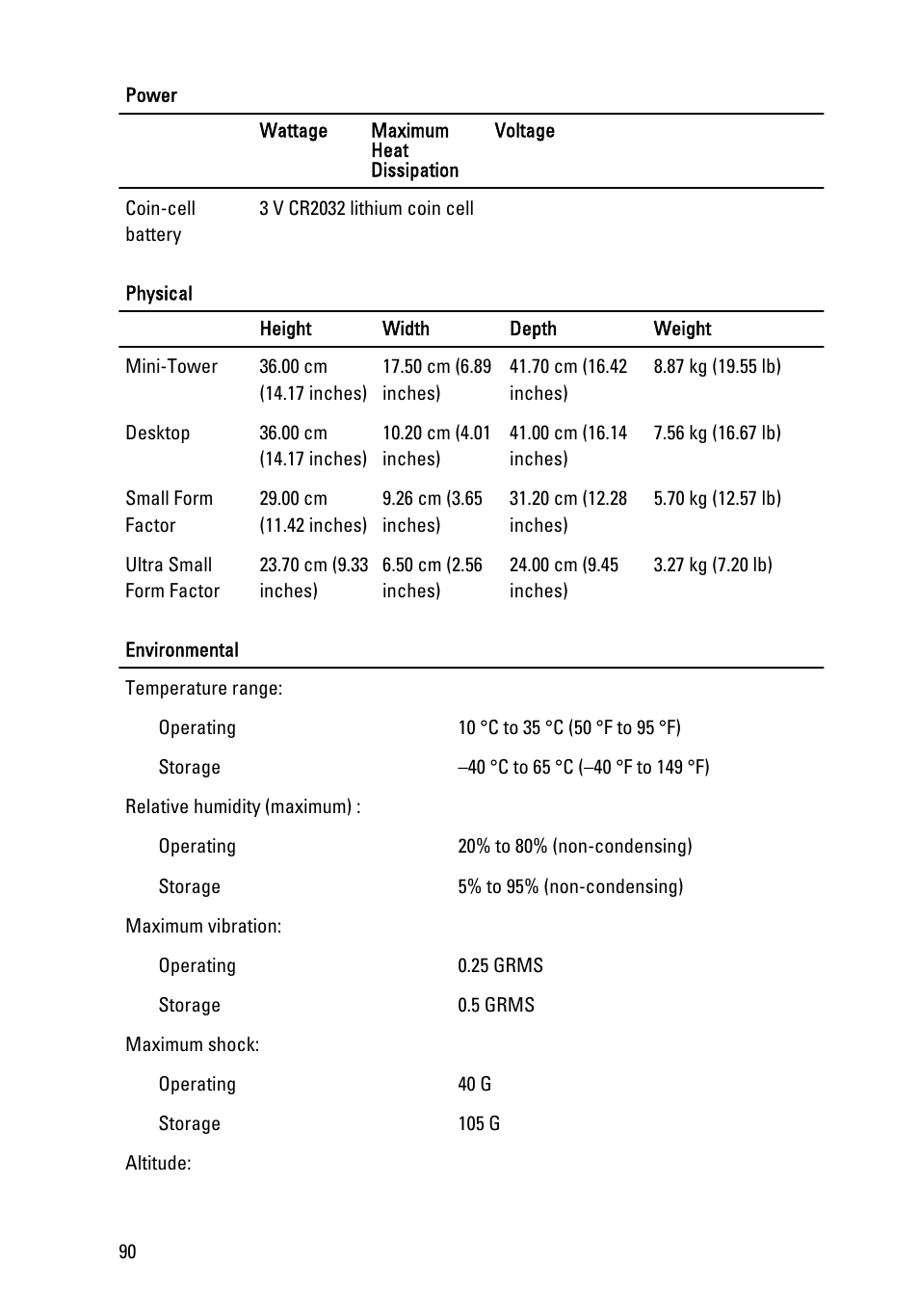 Dell OptiPlex 790 (Early 2011) User Manual | Page 90 / 94