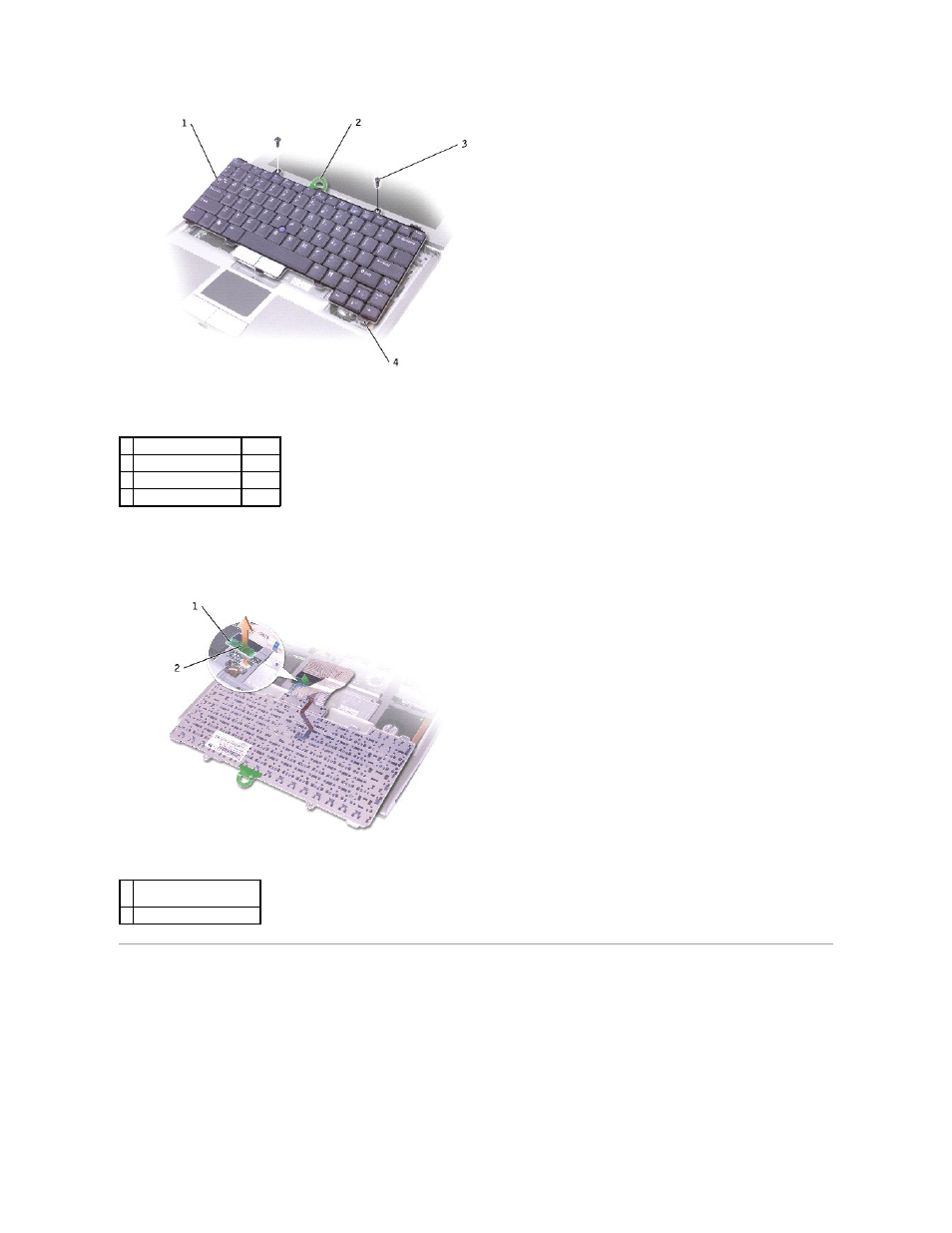Installing the keyboard | Dell LATITUDE D400 User Manual | Page 20 / 47