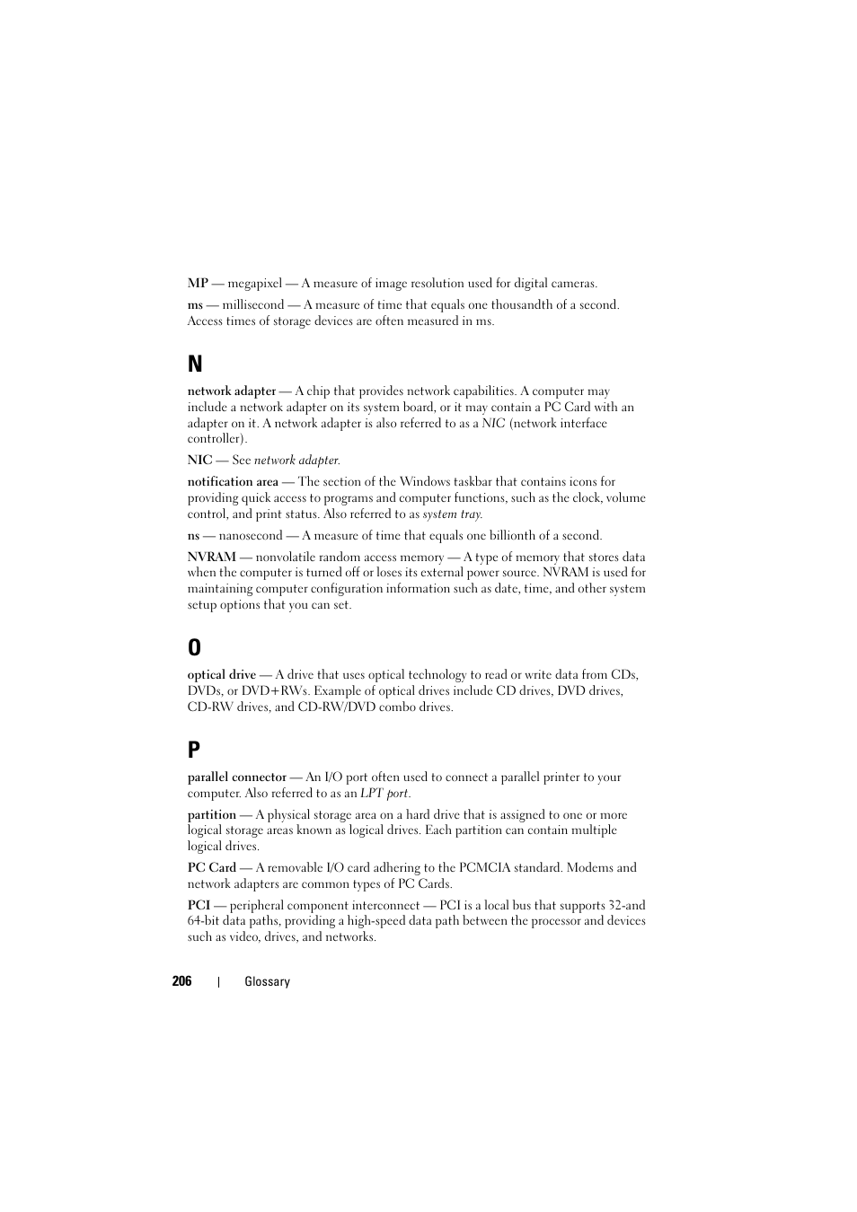 Dell Inspiron 1521 (Mid 2007) User Manual | Page 206 / 222