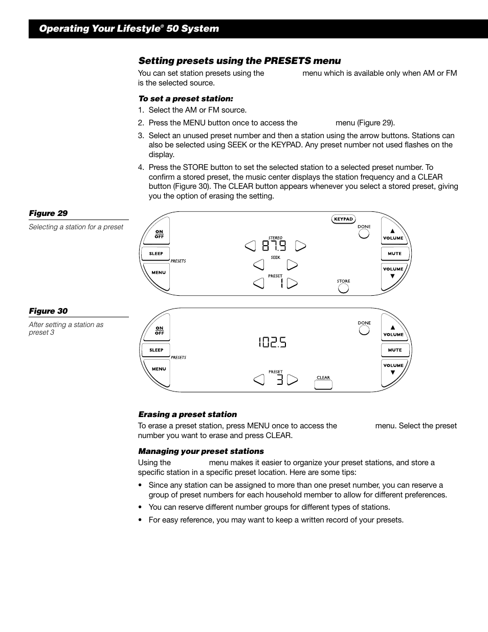 Bose 50 User Manual | Page 30 / 55
