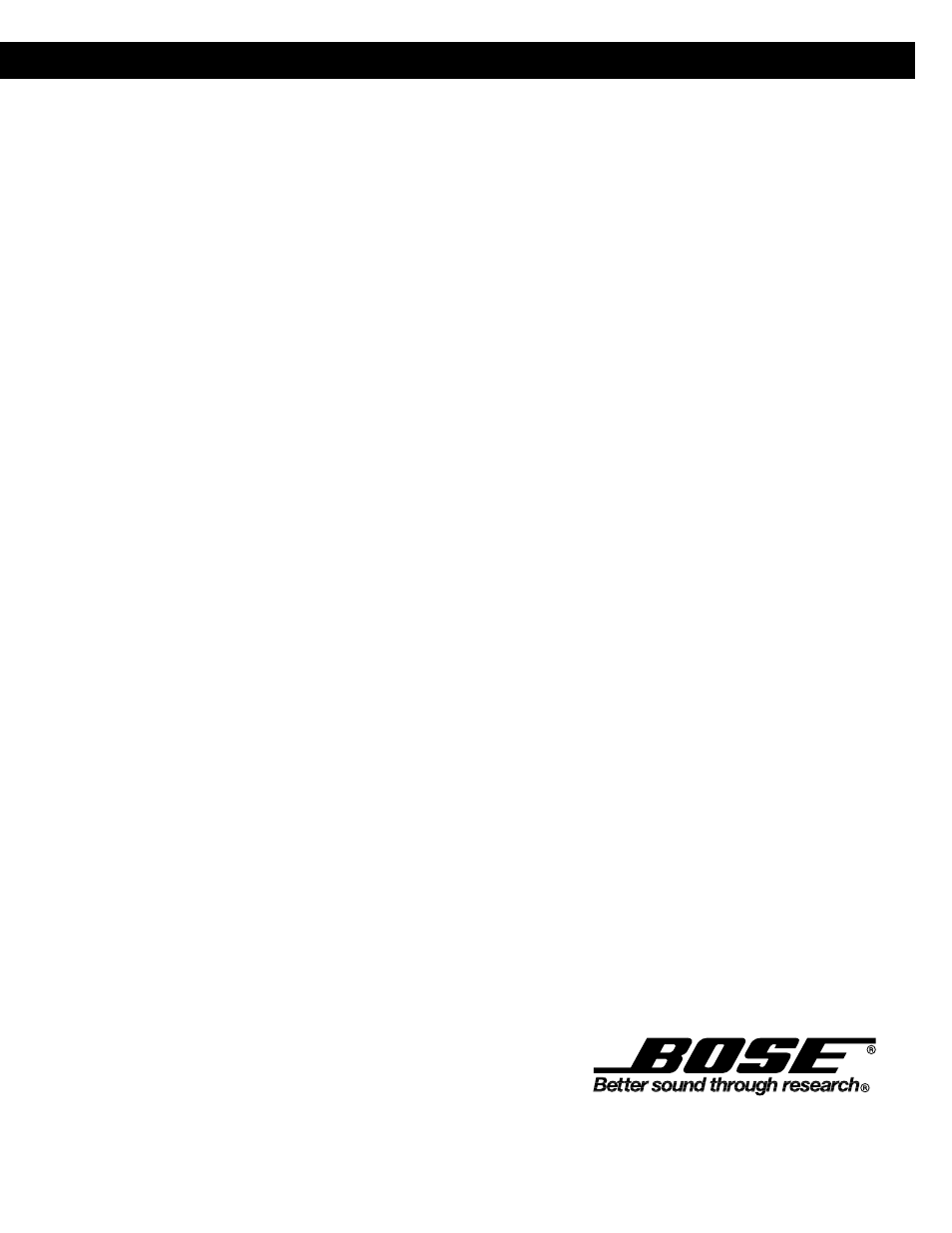 Bose 50 User Manual | Page 55 / 55