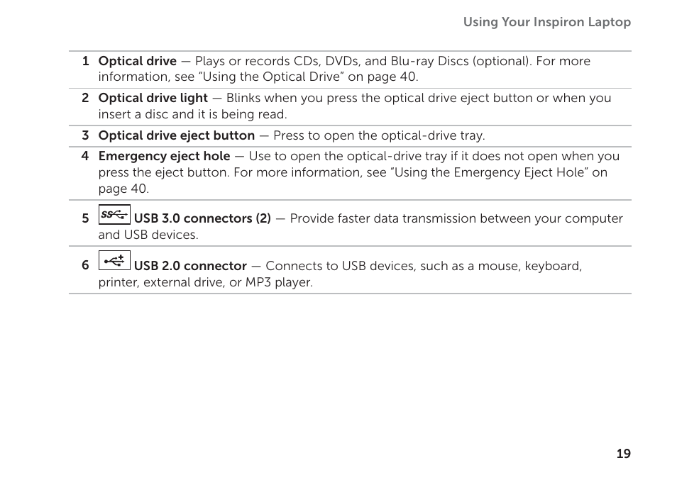 Dell Inspiron 17R (N7110, Early 2011) User Manual | Page 21 / 100