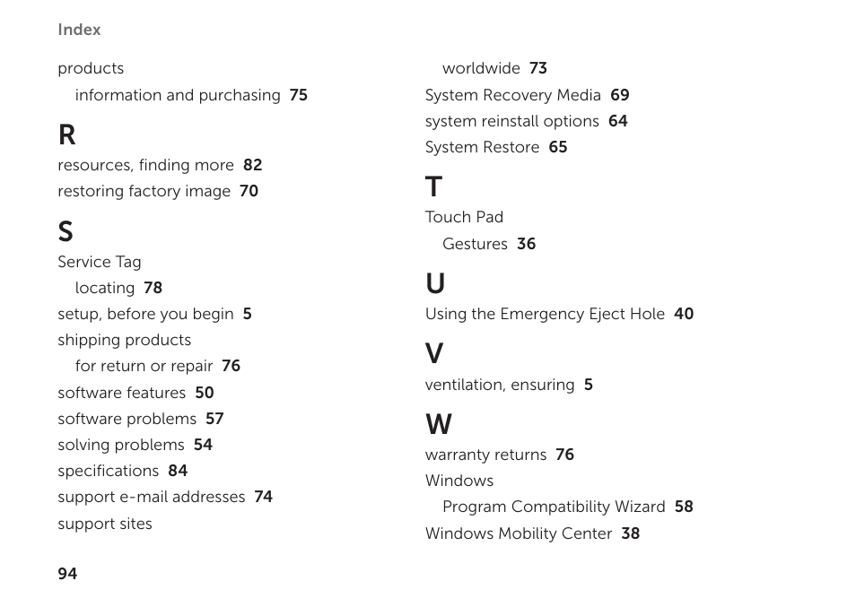 Dell Inspiron 17R (N7110, Early 2011) User Manual | Page 96 / 100