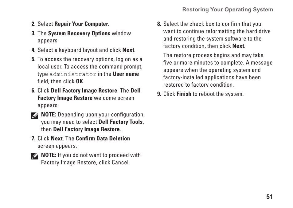 Dell Inspiron One 19 Touch (Late 2009) User Manual | Page 53 / 76
