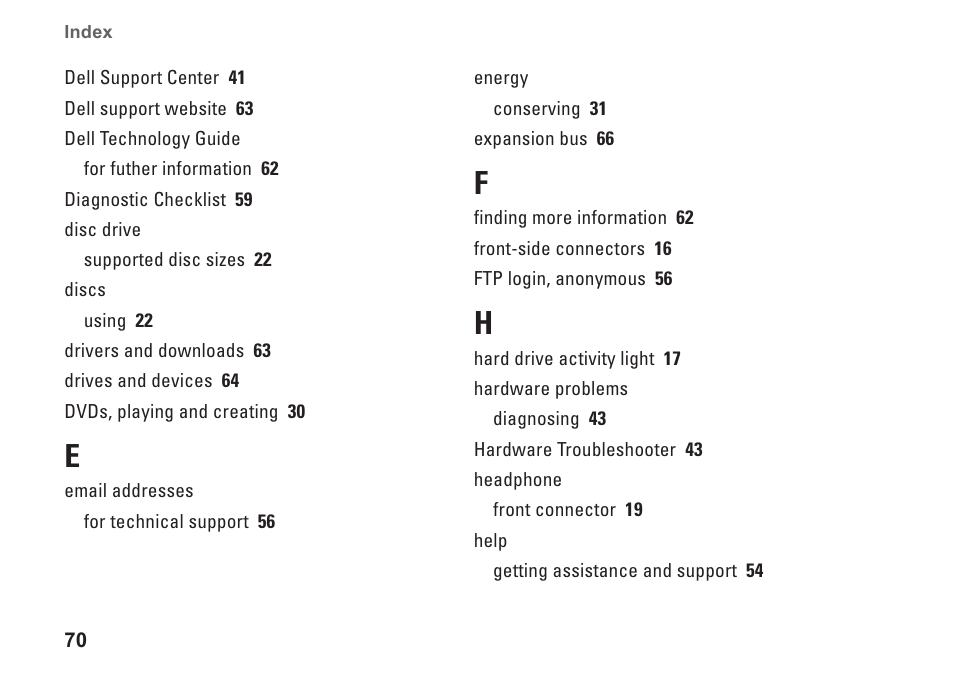Dell Inspiron One 19 Touch (Late 2009) User Manual | Page 72 / 76