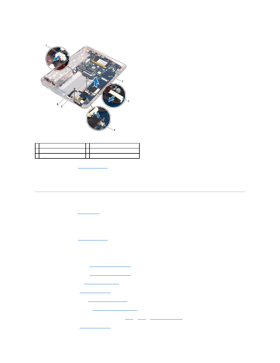 Replacing the system board | Dell Inspiron Mini 10v (1018, Mid 2010) User Manual | Page 44 / 46