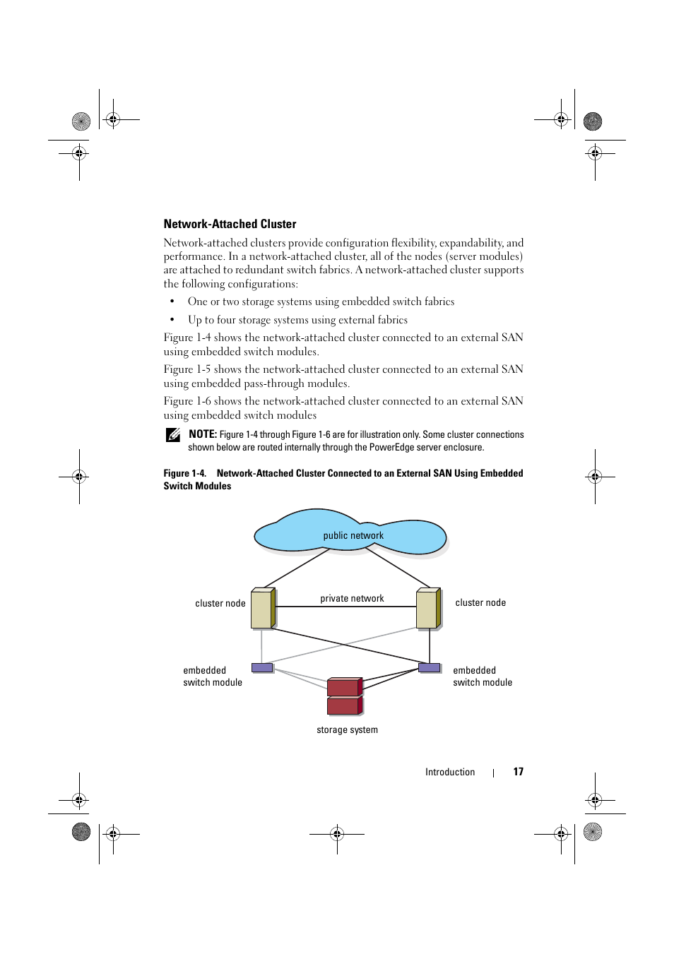 Network-attached cluster | Dell AX4-5 User Manual | Page 17 / 44