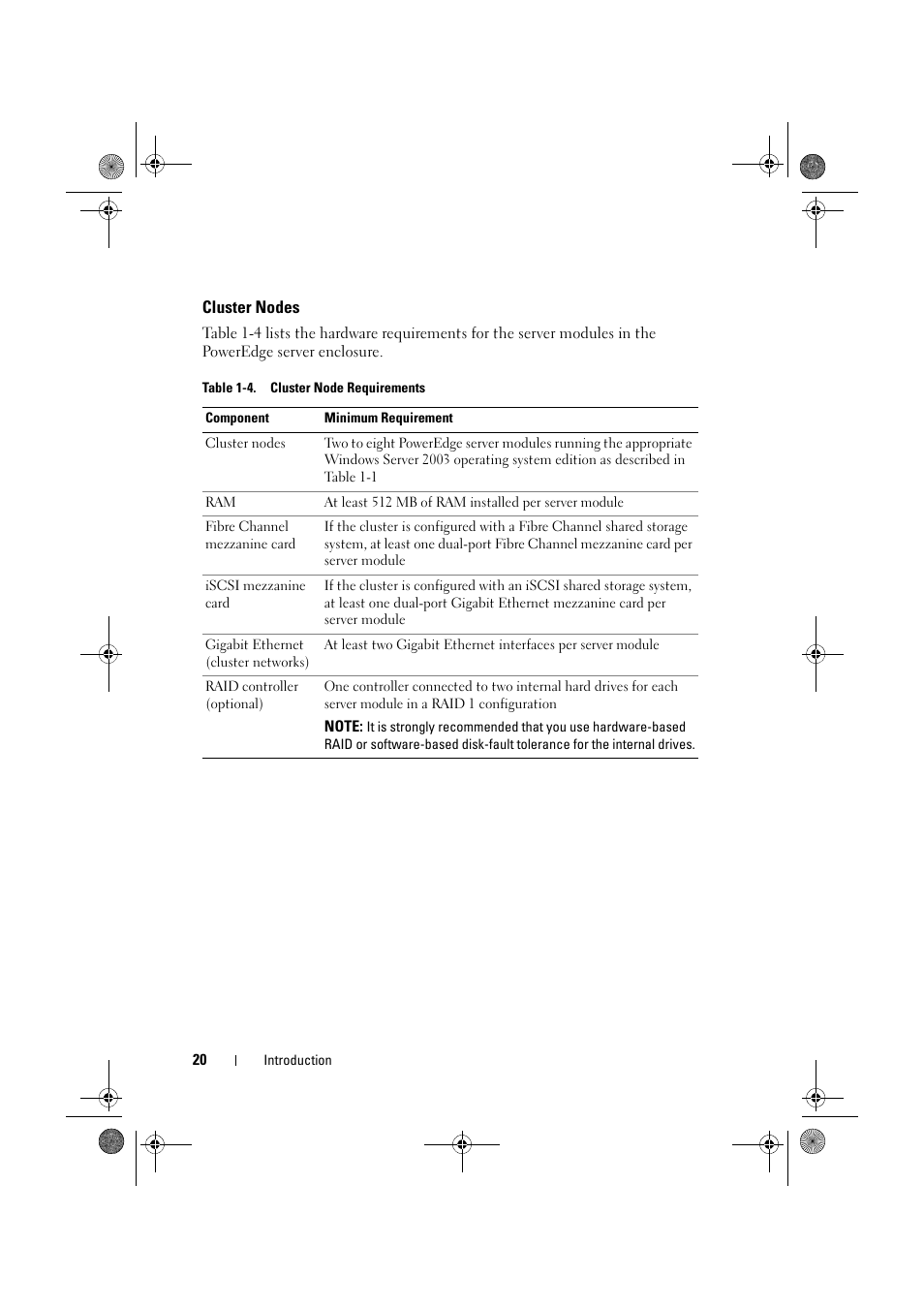 Cluster nodes | Dell AX4-5 User Manual | Page 20 / 44