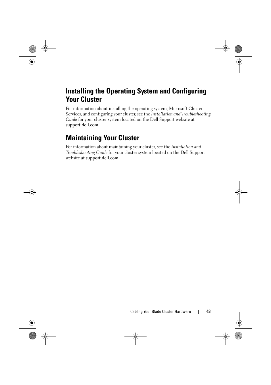 Maintaining your cluster | Dell AX4-5 User Manual | Page 43 / 44