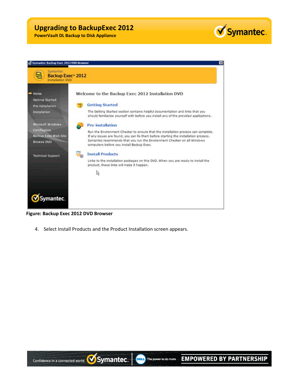 Upgrading to backupexec 2012 | Dell PowerVault DL2100 User Manual | Page 8 / 15
