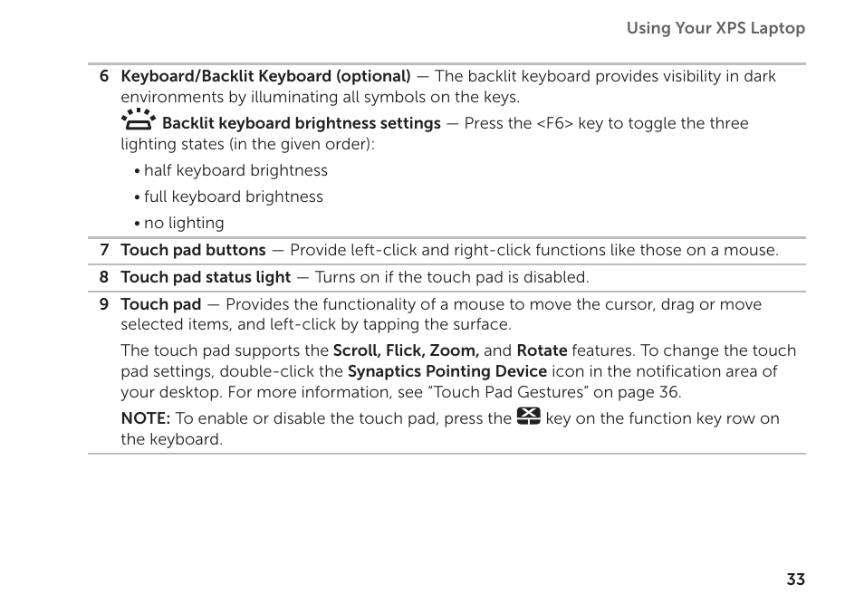 Dell XPS 15 (L501X, Late 2010) User Manual | Page 35 / 106