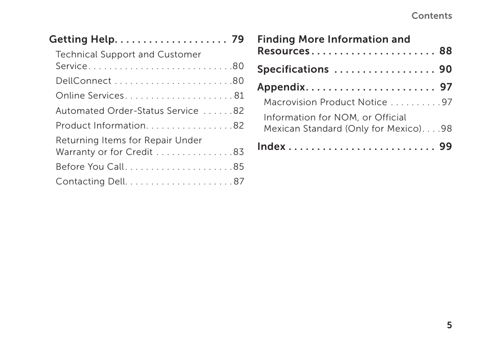 Dell XPS 15 (L501X, Late 2010) User Manual | Page 7 / 106