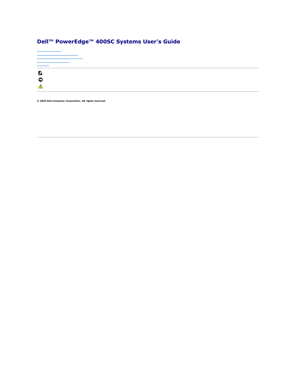 Dell PowerEdge 400SC User Manual | 30 pages