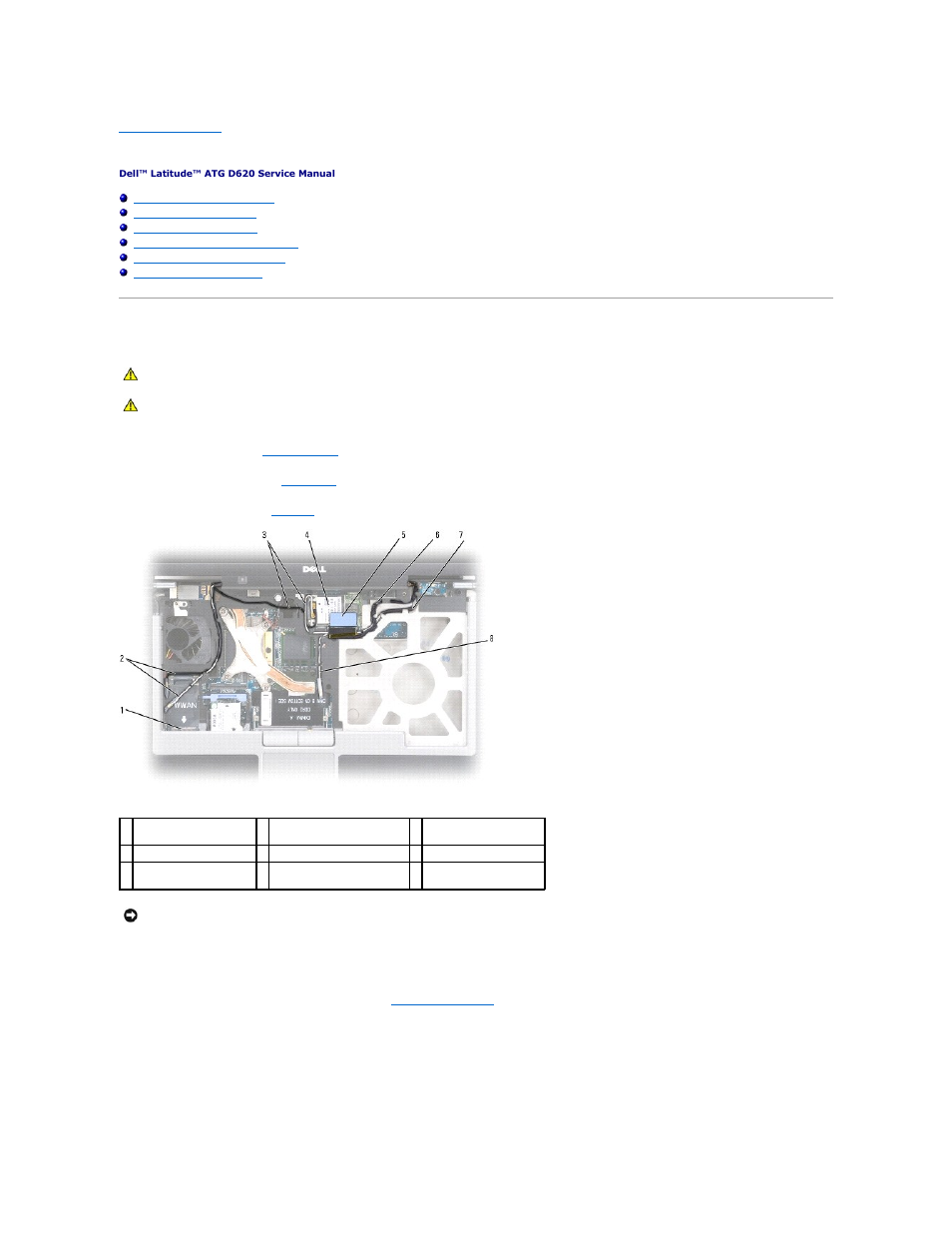 Display assembly, Removing the display assembly | Dell Latitude D620 ATG User Manual | Page 11 / 40