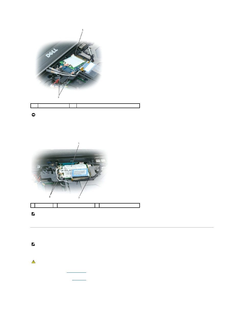 Mobile broadband network (wwan) card, Step 5 | Dell Latitude D620 ATG User Manual | Page 26 / 40